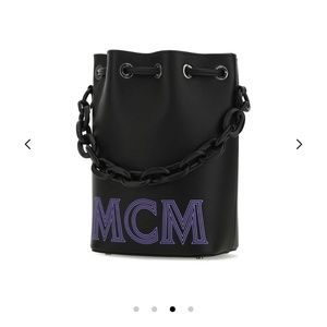 MCM Chain-Link Detailed Tote Bag